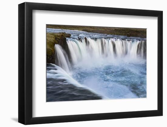 Iceland, Godafoss waterfall. The waterfall stretches over 30 meters-Ellen Goff-Framed Photographic Print