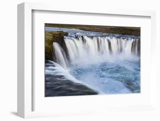 Iceland, Godafoss waterfall. The waterfall stretches over 30 meters-Ellen Goff-Framed Photographic Print