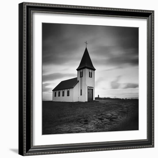 Iceland Hellnar Church-Nina Papiorek-Framed Photographic Print