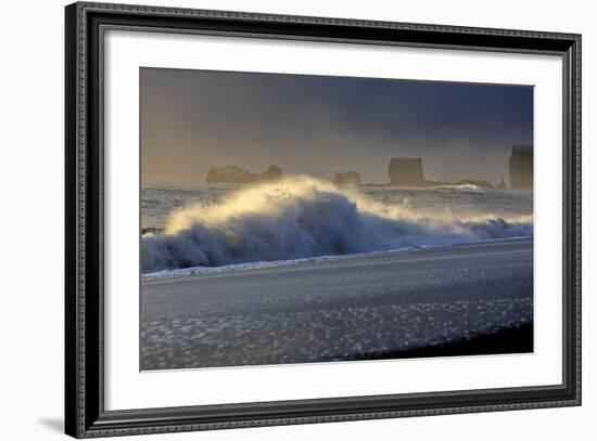 Iceland, Iceland, the South, Mydralur, Vik, Peninsula Dyrholaey-Bernd Rommelt-Framed Photographic Print