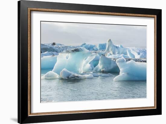 Iceland. Jokulsarlon Glaciers and Icebergs , Southeast Iceland-Bill Bachmann-Framed Photographic Print