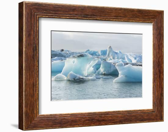 Iceland. Jokulsarlon Glaciers and Icebergs , Southeast Iceland-Bill Bachmann-Framed Photographic Print