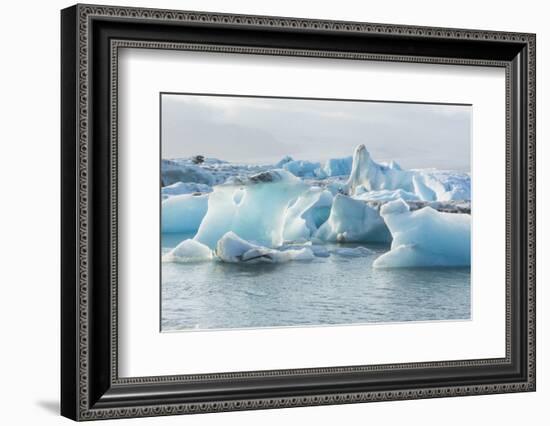 Iceland. Jokulsarlon Glaciers and Icebergs , Southeast Iceland-Bill Bachmann-Framed Photographic Print