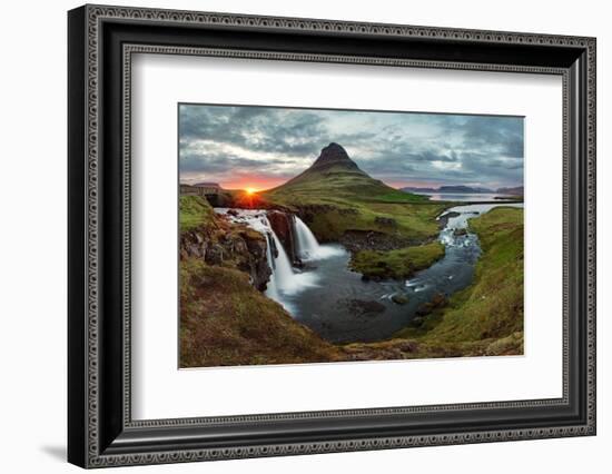 Iceland Landscape Spring Panorama at Sunset - Kirkjufell-TTstudio-Framed Photographic Print