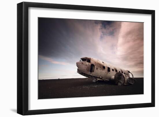 Iceland Plane Wreck-Nina Papiorek-Framed Photographic Print