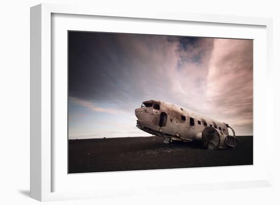 Iceland Plane Wreck-Nina Papiorek-Framed Photographic Print