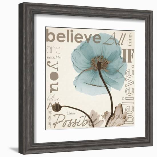 Iceland Poppy Believe-Albert Koetsier-Framed Art Print