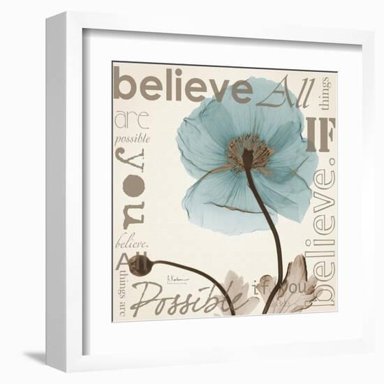 Iceland Poppy Believe-Albert Koetsier-Framed Art Print