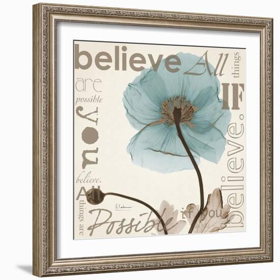 Iceland Poppy Believe-Albert Koetsier-Framed Art Print