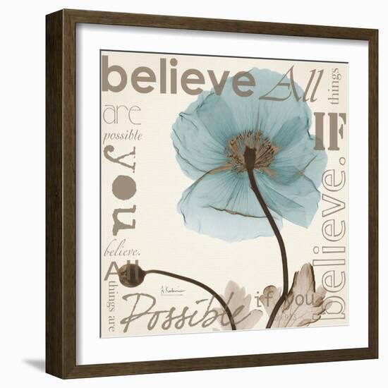 Iceland Poppy Believe-Albert Koetsier-Framed Art Print