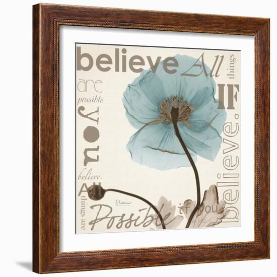 Iceland Poppy Believe-Albert Koetsier-Framed Art Print