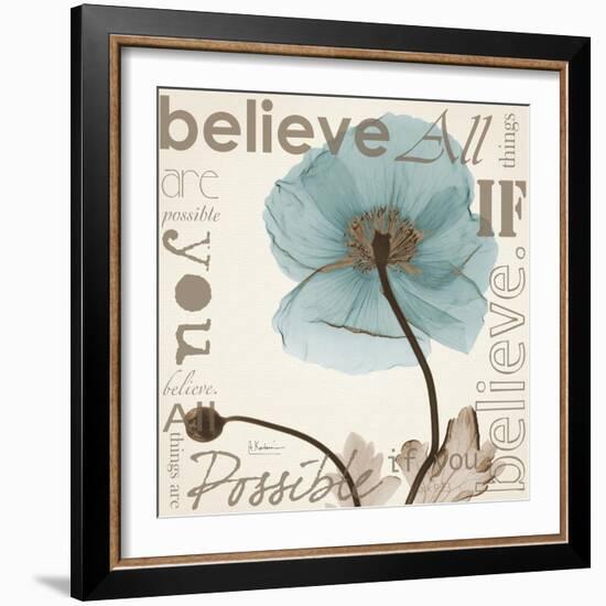 Iceland Poppy Believe-Albert Koetsier-Framed Art Print