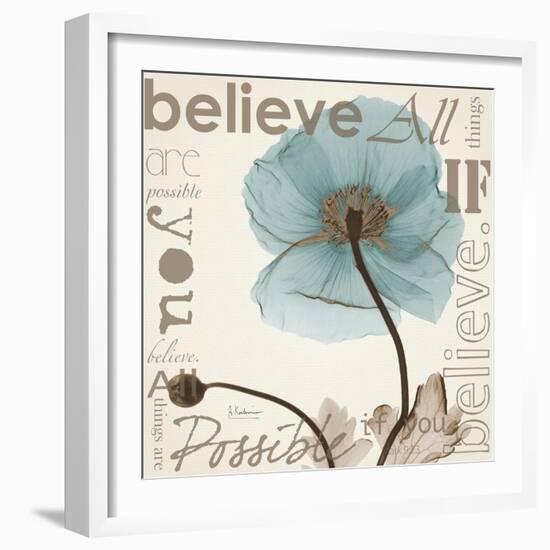 Iceland Poppy Believe-Albert Koetsier-Framed Art Print