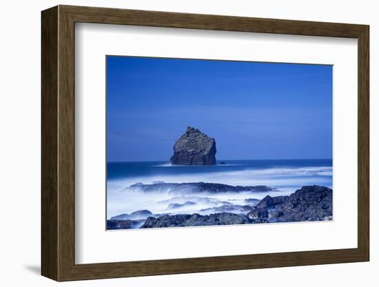 Iceland, Reykjanesviti. the Rugged Coastline at Reykjanesviti.-Katie Garrod-Framed Photographic Print