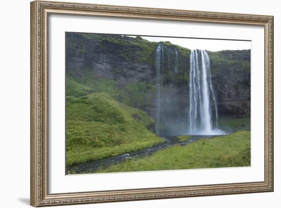 Iceland. Seljalandsfoss Waterfalls Famous Waterfall in South Iceland-Bill Bachmann-Framed Photographic Print