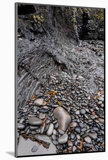 Iceland. Shoreline below Hellnar sea arch, Snaefellsnes Peninsula.-Judith Zimmerman-Mounted Photographic Print