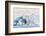 Iceland, Skaftafell National Park, Blue details of Vatnajokull Glacier.-Ellen Goff-Framed Photographic Print