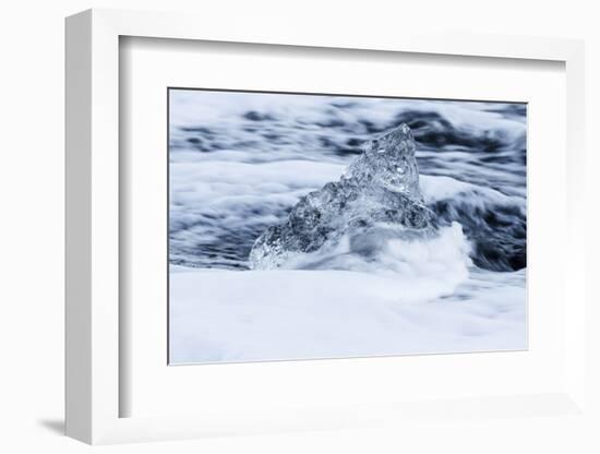 Iceland, Skaftafell National Park, Jokulsarlon. Chunks of ice from the Vatnajokull Glacier.-Ellen Goff-Framed Photographic Print