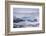 Iceland, Skaftafell National Park, Surf hits glacial ice on a black sand beach.-Ellen Goff-Framed Photographic Print