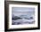 Iceland, Skaftafell National Park, Surf hits glacial ice on a black sand beach.-Ellen Goff-Framed Photographic Print