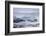 Iceland, Skaftafell National Park, Surf hits glacial ice on a black sand beach.-Ellen Goff-Framed Photographic Print