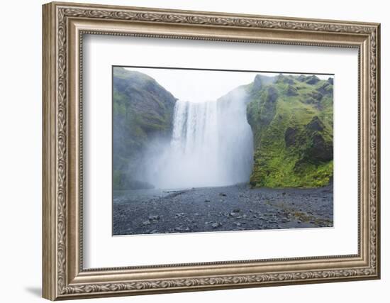 Iceland. Skogafoss Waterfall Famous Falls in South Iceland. at the Skoga River-Bill Bachmann-Framed Photographic Print