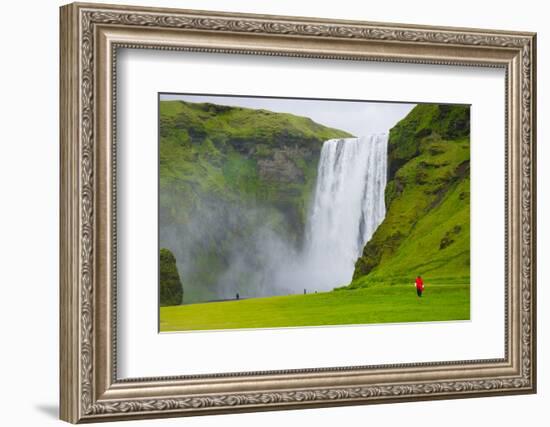 Iceland. South. Skogafoss Waterfall-Inger Hogstrom-Framed Photographic Print