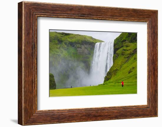 Iceland. South. Skogafoss Waterfall-Inger Hogstrom-Framed Photographic Print