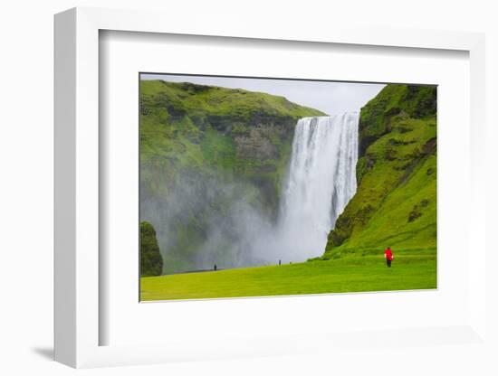 Iceland. South. Skogafoss Waterfall-Inger Hogstrom-Framed Photographic Print