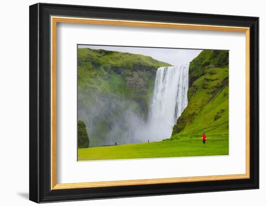 Iceland. South. Skogafoss Waterfall-Inger Hogstrom-Framed Photographic Print