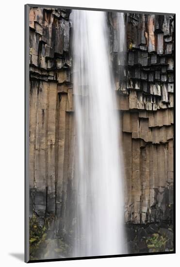 Iceland, Svartifoss, Vatnajokull National Park.-Judith Zimmerman-Mounted Photographic Print