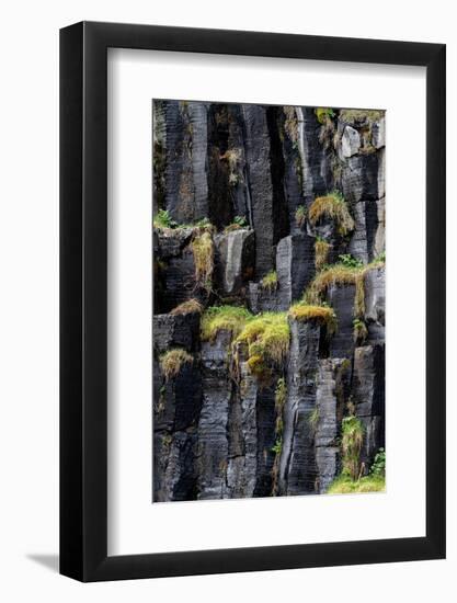 Iceland, Svartifoss, Vatnajokull National Park.-Judith Zimmerman-Framed Photographic Print