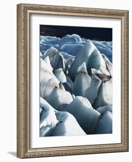 Iceland, Svinafellsjokull. Iceberg.-Rick Daley-Framed Photographic Print