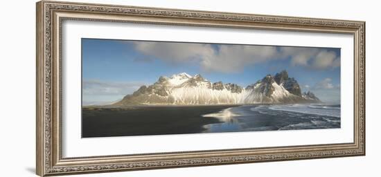 Iceland Vestrahorn Mountain In Stokksnes-Philippe Manguin-Framed Photographic Print