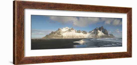 Iceland Vestrahorn Mountain In Stokksnes-Philippe Manguin-Framed Photographic Print