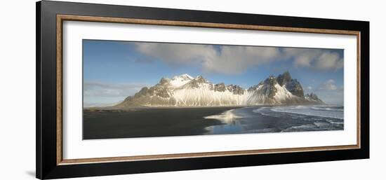 Iceland Vestrahorn Mountain In Stokksnes-Philippe Manguin-Framed Photographic Print