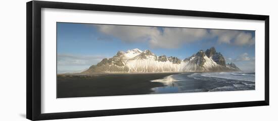 Iceland Vestrahorn Mountain In Stokksnes-Philippe Manguin-Framed Photographic Print