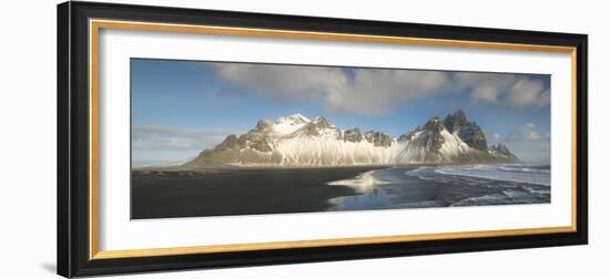 Iceland Vestrahorn Mountain In Stokksnes-Philippe Manguin-Framed Photographic Print