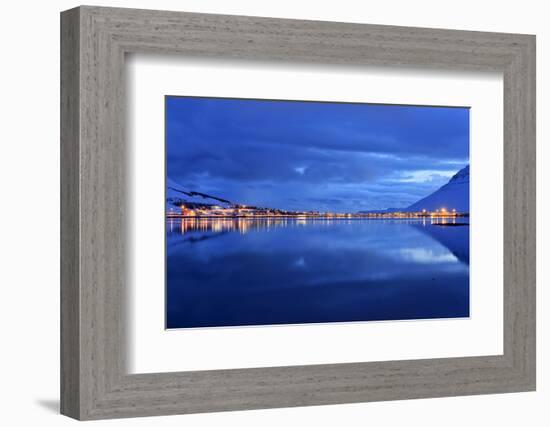 Iceland, West Fjords, View About the Skutulusfjördur on Isafjördur-Bernd Rommelt-Framed Photographic Print