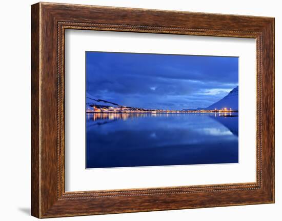 Iceland, West Fjords, View About the Skutulusfjördur on Isafjördur-Bernd Rommelt-Framed Photographic Print