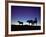 Icelandic Ponies Silhouetted against the Evening Sky-Arctic-Images-Framed Photographic Print