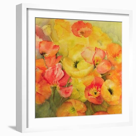 Icelandic Poppies Nudicaule-Karen Armitage-Framed Giclee Print