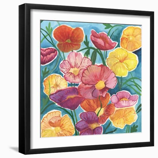 Icelandic Poppies-Elizabeth Rider-Framed Giclee Print