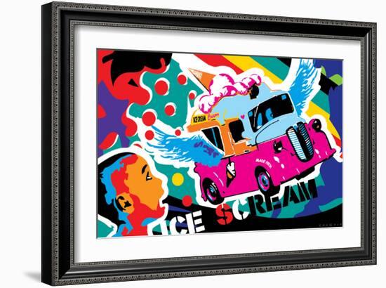 IceScream-Ray Lengelé-Framed Art Print