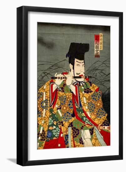 Ichikawa Danjuro as Hirai Yasumasa-Kunichika toyohara-Framed Giclee Print