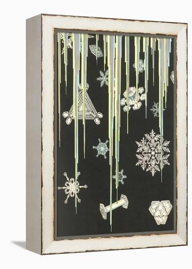 Icicles and Snowflakes-null-Framed Premier Image Canvas
