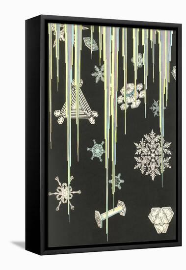 Icicles and Snowflakes-null-Framed Premier Image Canvas