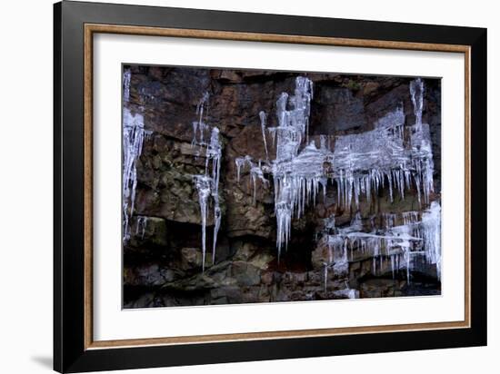 Icicles Hang-Charles Bowman-Framed Photographic Print