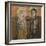 Icon Depicting Abbott Mena with Christ, from Baouit, 6th-7th Century-null-Framed Giclee Print