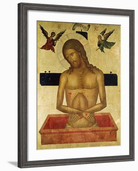 Icon Depicting Christ in the Tomb-null-Framed Giclee Print
